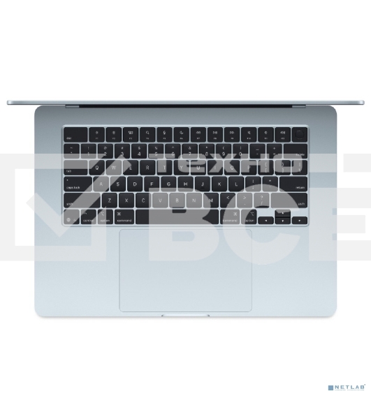 Ноутбук Apple MacBook Air 15-inch 2025 [MC7C4ZA/A] (КЛАВ.РУС.ГРАВ.) Sky Blue 15.3