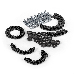 Шкаф телекоммуникационный 19' настенный 18U ExeGate EC-WM-18U.450.G.BLACK (19”, 18U, 600x450x901mm (ШхГхВ), передняя дверь закаленное стекло, съемные боковые панели, пыле- и влагозащита IP23, черный RAL 9004, 2 коробки), фото3