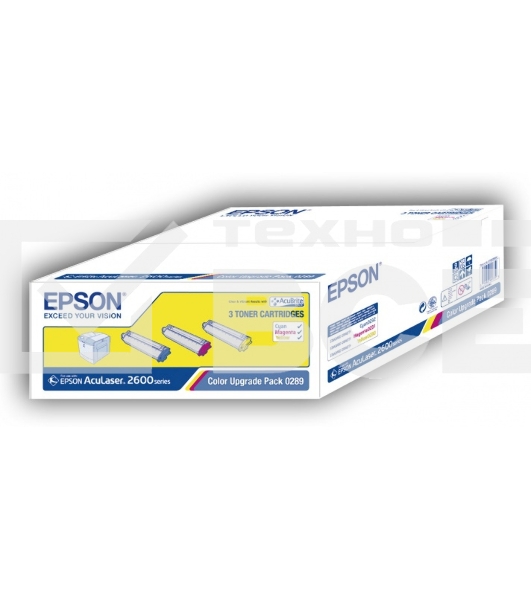Картридж лазерный Epson C13S050289 голубой/пурпурный/желтый (2 000 стр) для AcuLaser 2600x/C2600x