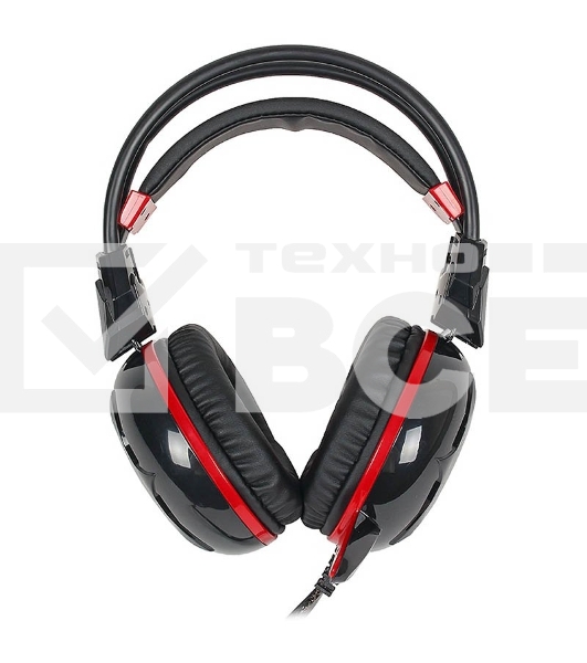 ГарнитураA4Tech Bloody G300 черный/красный (2.2м)