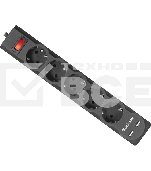 Сетевой фильтр Defender 3M DFS 753 5OUTL.