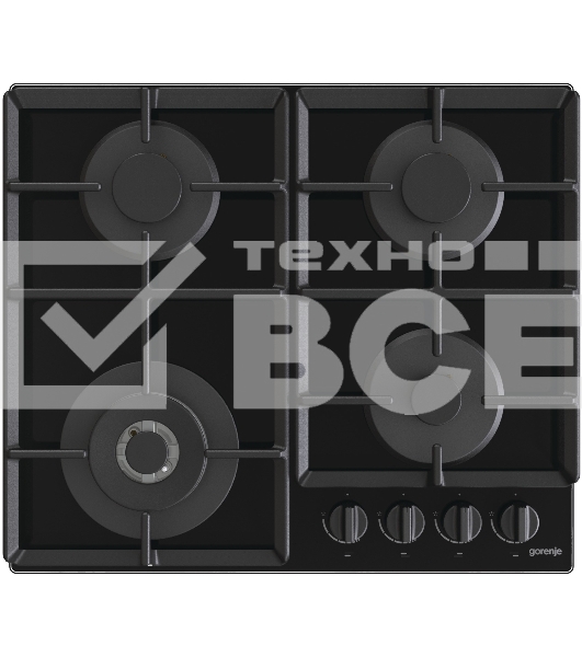 Газовая варочная поверхность Gorenje GTW641EB черный