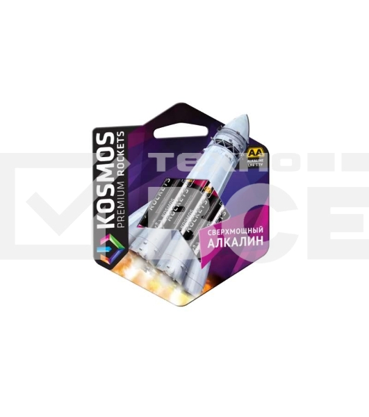 Элемент питания алкалиновый AA/LR6 Kosmos premium ROCKETS (блист.4шт) КОСМОС KOSLR6ROCKETS4BL