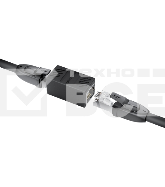 Соединитель GCR RJ45F - RJ45F патч-кордов, кат.5e