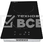 Панель варочная Maunfeld EVCE.292-BK ДОМИНО, ЧЕРНОЕ стекло, фото 1