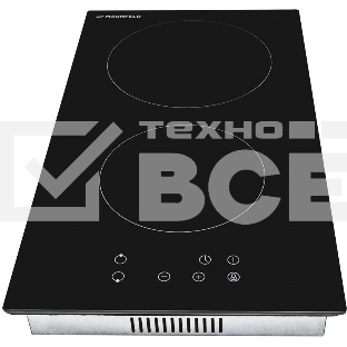 Панель варочная Maunfeld EVCE.292-BK ДОМИНО, ЧЕРНОЕ стекло