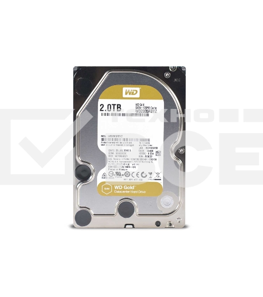 Жесткий диск WD Original SATA-III 2Tb WD2005FBYZ Gold (7200rpm) 128Mb 3.5