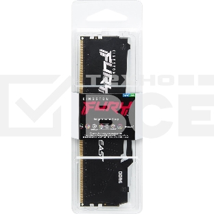 Оперативная память Kingston Fury Beast, DDR5, 32GB (1x32GB), 5600MHz, CL40, с радиатором, RGB, черный