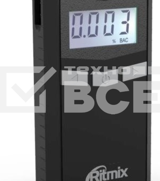 Алкотестер Ritmix RAT-650 электрохимический черный