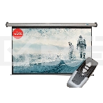 Экран Pro 200x112см Motoscreen 16:9 настенно-потолочный(моторизованный) 90' фибергласс, серый корпус, фото5