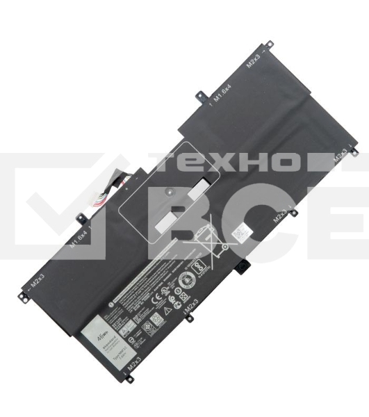 Аккумулятор для ноутбука Dell XPS 13 9365, 7.6V 5940mAh