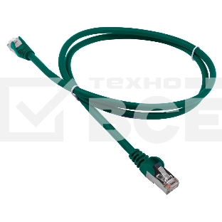 Кабель Патч-корд LANMASTER LSZH FTP кат.5e, 3.0 м, зеленый
