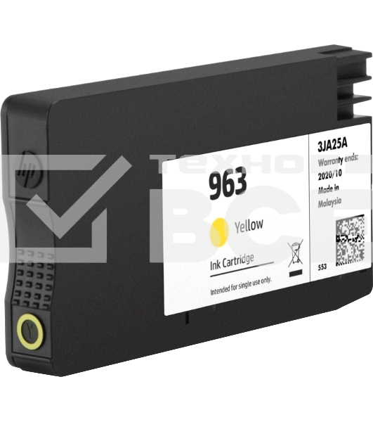 Картридж струйный HP 963 3JA25AE желтый (700 стр) для HP OfficeJet Pro 901x/902x
