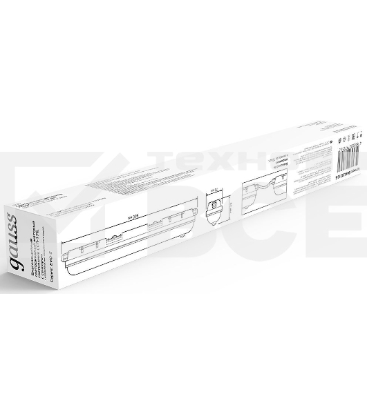 Светильник СПП-176 EVO 18W 1950lm 4000K 200-240V IP65 600*76*82мм ИК-сенс и соед в лин LED