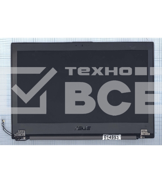 Матрица (крышка) для Asus PRO ADVANCED BU400A черная в сборе