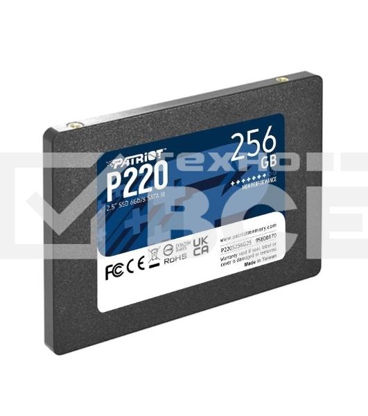 Накопитель SSD Patriot P220, 256GB, SATA-III, 2.5