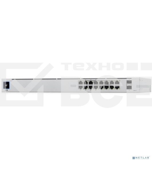 Коммутатор Ubiquiti UniFi USW-16-POE 2SFP 8PoE+ 42W управляемый