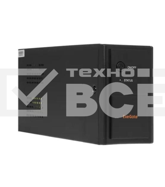 Источник бесперебойного питания ExeGate SpecialPro UNB-800.LED.AVR.EURO <800VA/480W, LED, AVR, 2 евророзетки, Black>