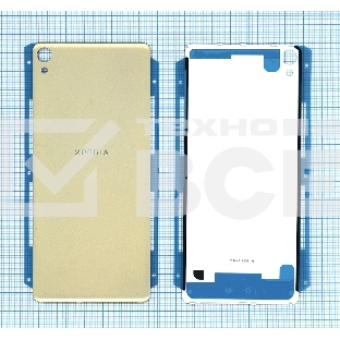 Задняя крышка для Sony Xperia XA F3115 F3112 F3116 золотая