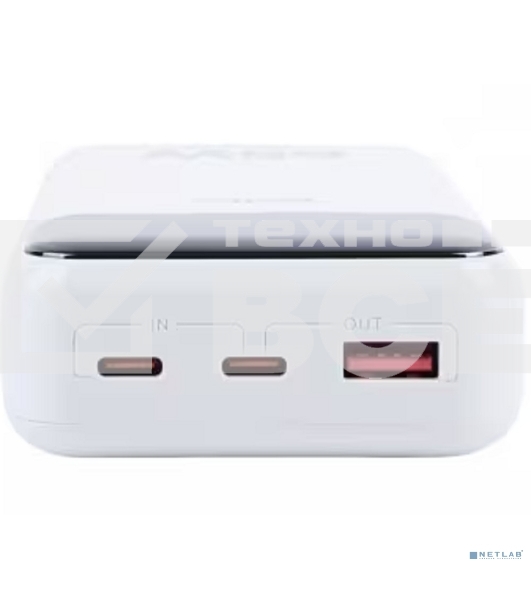 Портативный аккумулятор Perfeo Powerbank LAPTOP 65W 20000 mAh/LED дисплей/PD+QC 3.0/2Type-C/1 USB,max 65W/белый