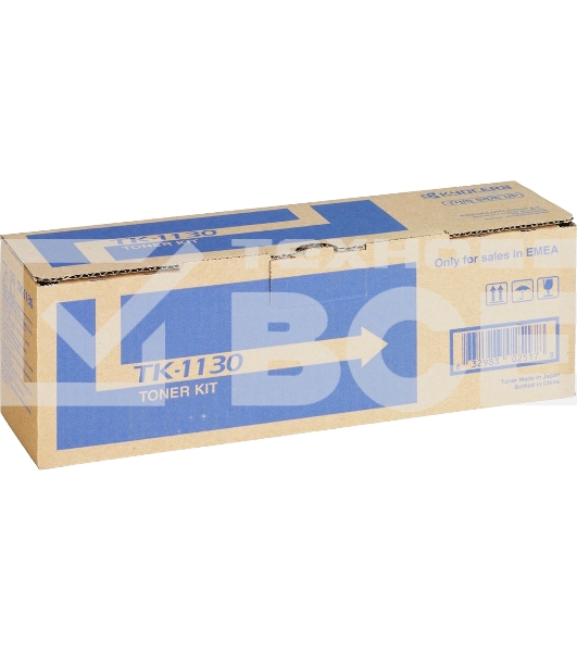 Картридж лазерный Kyocera TK-1130 (1T02MJ0NL0/1T02MJ0NLC) черный для FS-1030MFP/DP/1130MFP, M2030dn/PN/M2530dn 3000 стр.