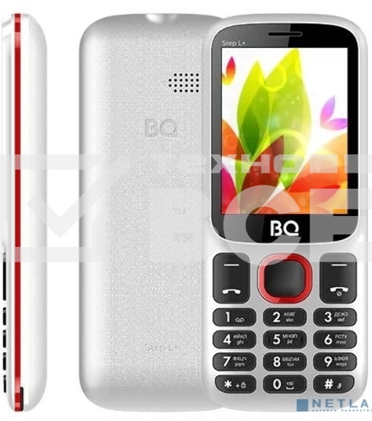 Мобильный телефон BQ 2440 Step L+ белый/красный