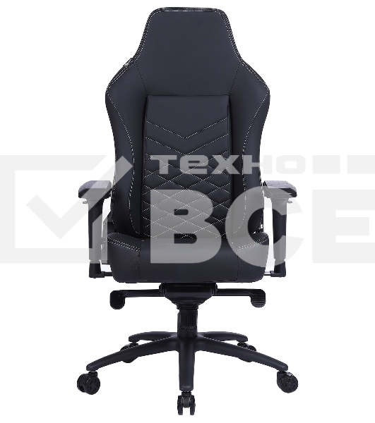 Кресло игровое Cactus CS-CHR-0112BL-M, массажное, с подголовником, черный