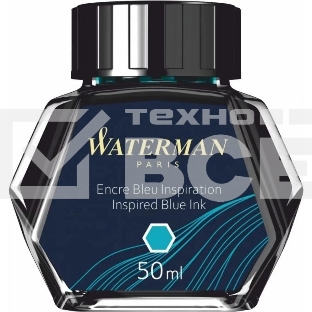Флакон с чернилами Waterman (CWS0110810) Inspired Blue чернила 50мл для ручек перьевых