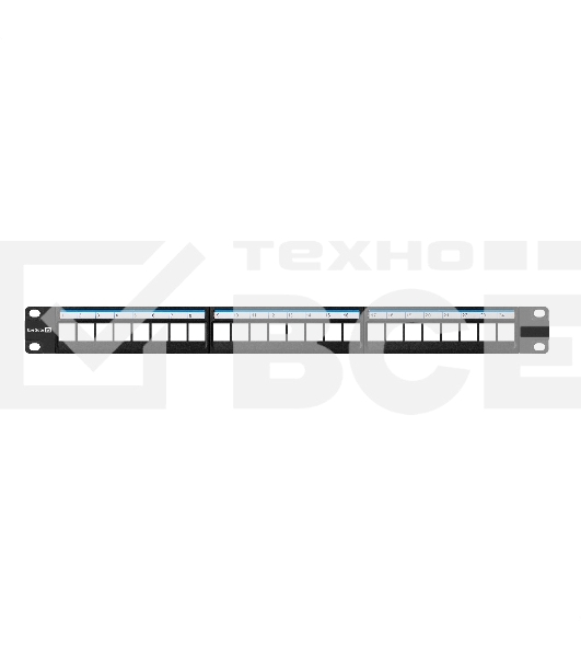 Патч-панель модульная ExeGate EPPB-19-24 (19