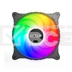 Вентилятор для корпуса PCCooler FX-120-3 черный, 120 мм, 1200 об/мин, 18 дБ, 3 pin, фото3