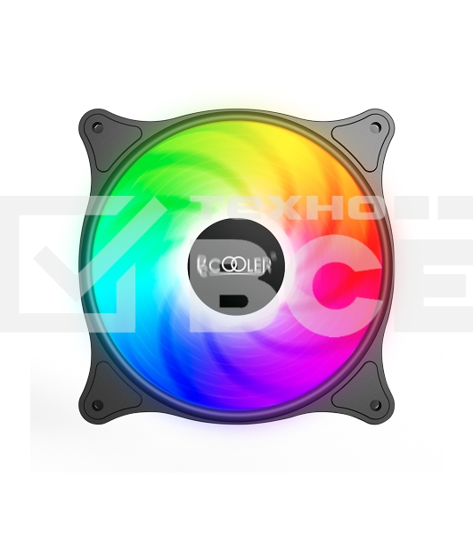 Вентилятор для корпуса PCCooler FX-120-3 черный, 120 мм, 1200 об/мин, 18 дБ, 3 pin