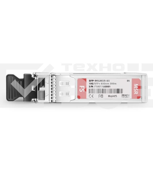 Трансивер Intel Compatible 1000BASE-SX and 10GBASE-SR SFP+ Dual-Rate 850nm 300m DOM Duplex LC/UPC MMF Optical Transceiver Module