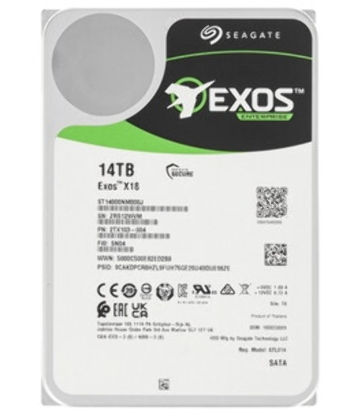Жесткий диск Seagate (RECERTIFIED) 14TB 7200RPM SATA 6GB/S 256MB OFFICIAL FACTORY RECERTIFIED