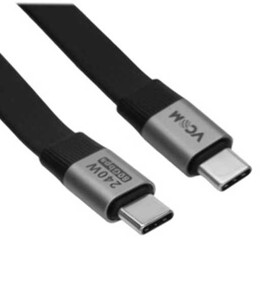 Кабель Thunderbolt4/USB4 Type-C, 5K@60Hz, 40Gbps, PD 100W, 5A, VCOM, 1.2м CU540M-1.2M