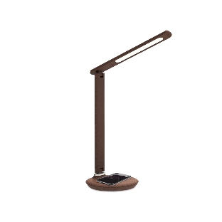 Светодиодная настольная лампа с беспроводной зарядкой Ambrella light DE522 BR коричневый LED 3000-6400K 8W