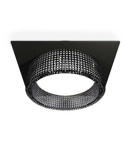 Комплект встраиваемого светильника Ambrella light XC8062031 SBK/BK черный песок/тонированный GX53 (C8062, N8484)
