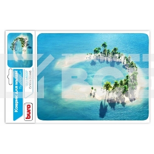 Коврик для мыши Buro BU-M10017 рисунок/остров