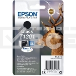 Картридж струйный Epson T1301 (C13T13014012/C13T13014010) черный, 25.4 мл, для SX520WD/SX620FW/BX525WD/BX625FWD, фото 1