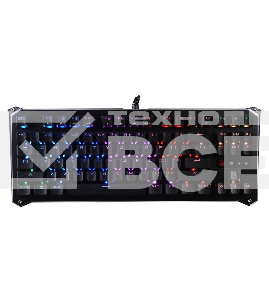 Клавиатура A4 B930 механическая черный USB Gamer LED