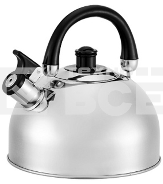 Чайник для плиты WEBBER BE-0528 из нерж.стали 4.5 л со свистком (12)