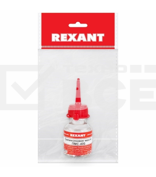 Силиконовое масло Rexant, ПМС-400, 15 мл, носик, (Полиметилсилоксан)
