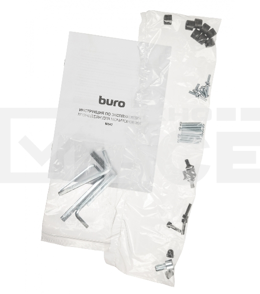 Кронштейн для мониторов ЖК Buro M042 черный 17