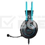 Гарнитура проводная с микрофоном A4Tech Fstyler FH200U серый/синий 2м накладные USB оголовье (FH200U BLUE), фото16