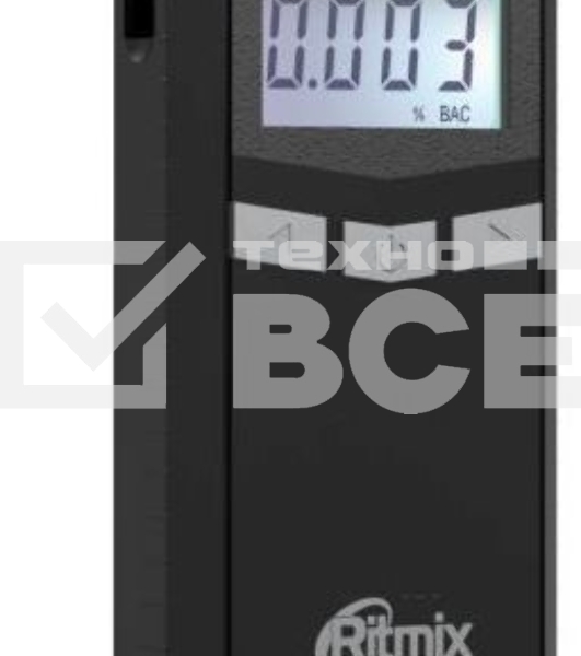 Алкотестер Ritmix RAT-650 электрохимический черный