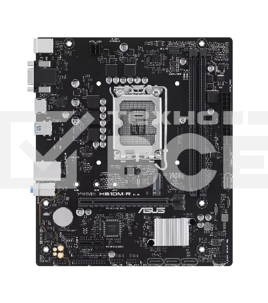 Материнская плата ASUS PRIME H610M-R-SI, LGA 1700, Intel H610, 2xDDR5, 4xSATA, 1xM.2, 1xPCIe 4.0 x16, 1x1Gb LAN, 2xUSB-A 2.0, 2xUSB-A 3.2 Gen 1, 1xVGA, 1xHDMI, 1xDP, 3x3.5 мм, 1xRS-232, 1xLPT, 7.1, mATX