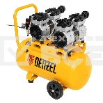 Компрессор безмаслянный малошумный DLS 1500/50, 1500 Вт, 2х750, 50 л, 260 л/мин  Denzel, фото4