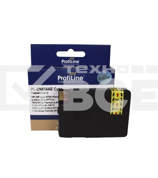 Картридж струйный PL-CN054AE (№933XL) для принтеров HP Officejet 6700 Premium e-All-in-One H711n/7610 Wide Format e-All-in-One/6100 ePrinter H611/6600 e-All-in-One H711g/7110 Wide Format ePrinter H812a Cyan ProfiLine