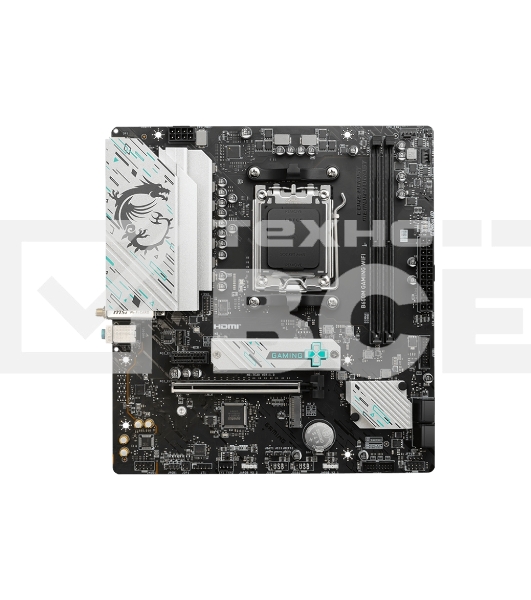 Материнская плата MSI B650M GAMING WIFI, AM5, AMD B650, 2xDDR5, 4xSATA, 2xM.2, 1xPCIe 4.0 x16, 1xPCIe 3.0 x1, 1xDP, 1xHDMI, 1x2.5Gb LAN, Wi-Fi 6E, Bluetooth 5.3, 1xUSB-C 5Gbps, 3xUSB-A 5Gbps, 2xUSB-A 2.0, 1xS/PDIF, 5x3.5 мм, 7.1, mATX