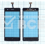 Сенсорное стекло (тачскрин) для OPPO Neo 5 (2015), черное, фото4