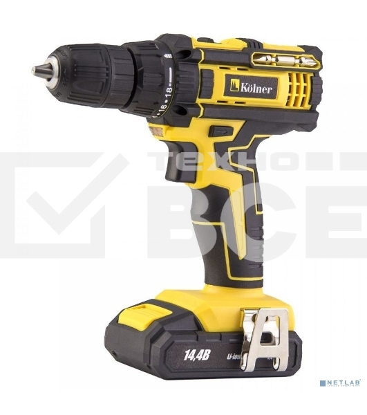 Дрель KOLNER KCD 14,4/2L